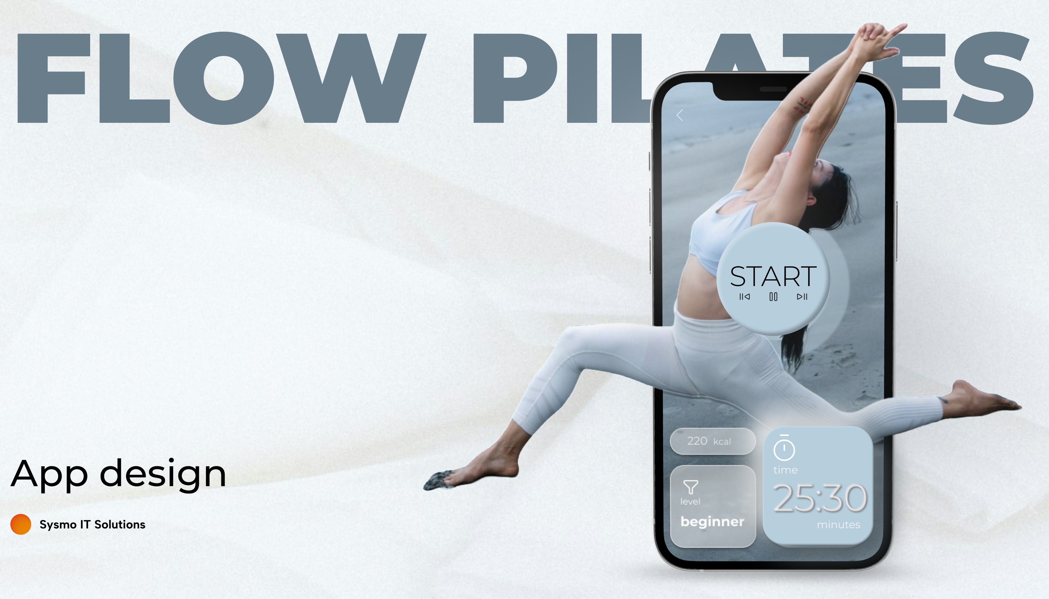 Flow Pilates - mobile app 3d animation application apptemplate branding design graphic design illustration logo mobile mobile app motion graphics ui ux uxui vector