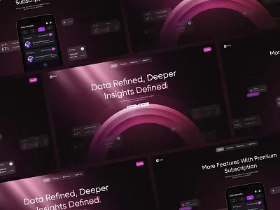 Data Analytics Website ai ai technology banking bigdata branding crypto cryptocurrency dashboard data data analytics defi finance fintech landing page management management data saas task management tracking trading