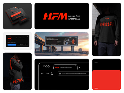 We Build Brands That Move — Hassle Free Motors brand strategy design graphic design logo logo design modern logo
