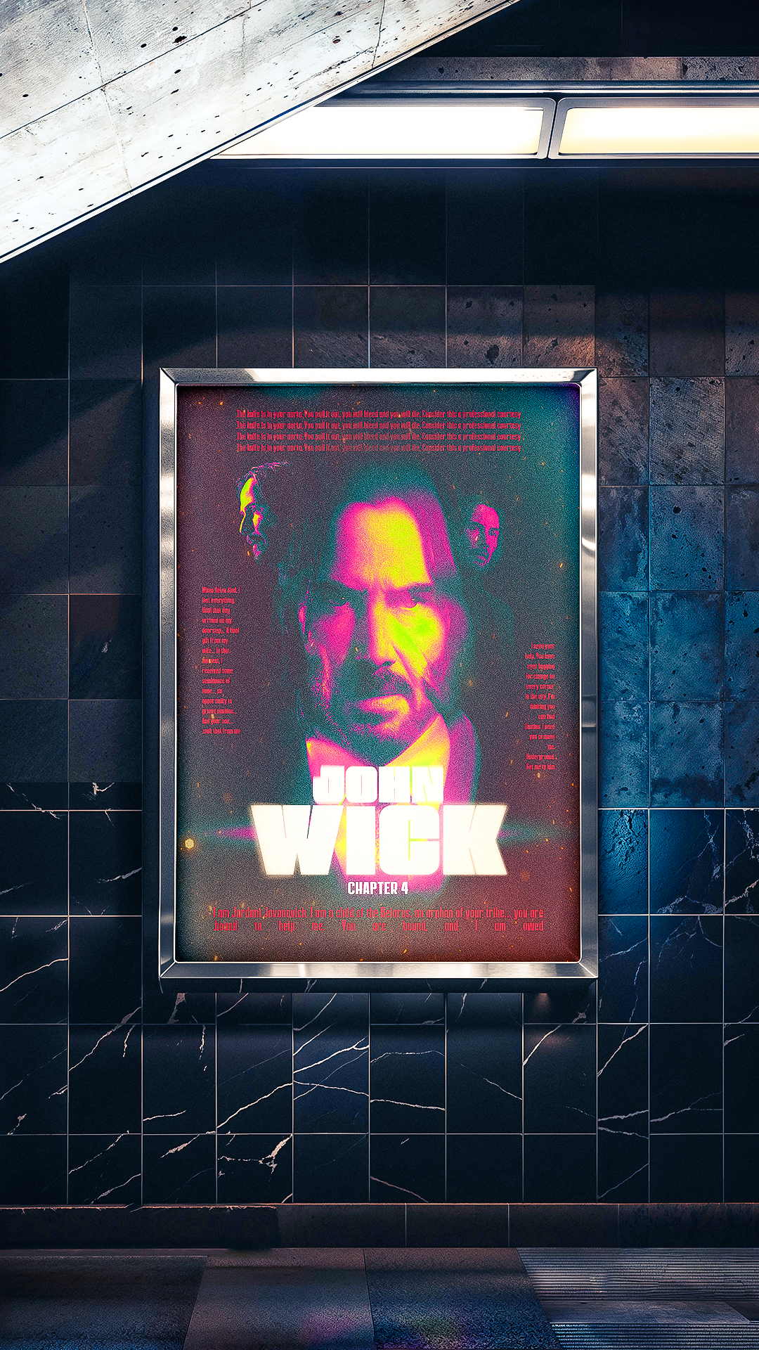 John wick concept poster design movie poster poster poster design