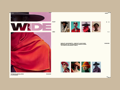 WIDE // Website Templates animation blacklead design figma free landing landing page product static templates ui web website