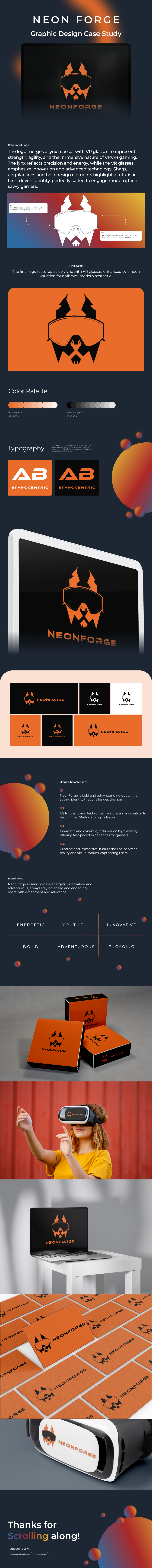 Neon Forge - Logo and Brand Identity boldbranding brandingcasestudy creativedirection customtypography designcasestudy designinspiration futuristicbranding gamingbranddesign graphicdesignshowcase logo design logodesignprocess modernlogodesign neondesign packagingdesign techlogo techstartupbranding uiuxbranding visualidentitydesign vrbranding