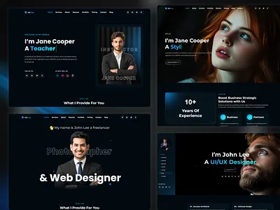 Virtuo-Personal Portfolio Tempalte branding manager cv developer figma freelancer graphic design personal portfolio proggrammer resume template theme ui website