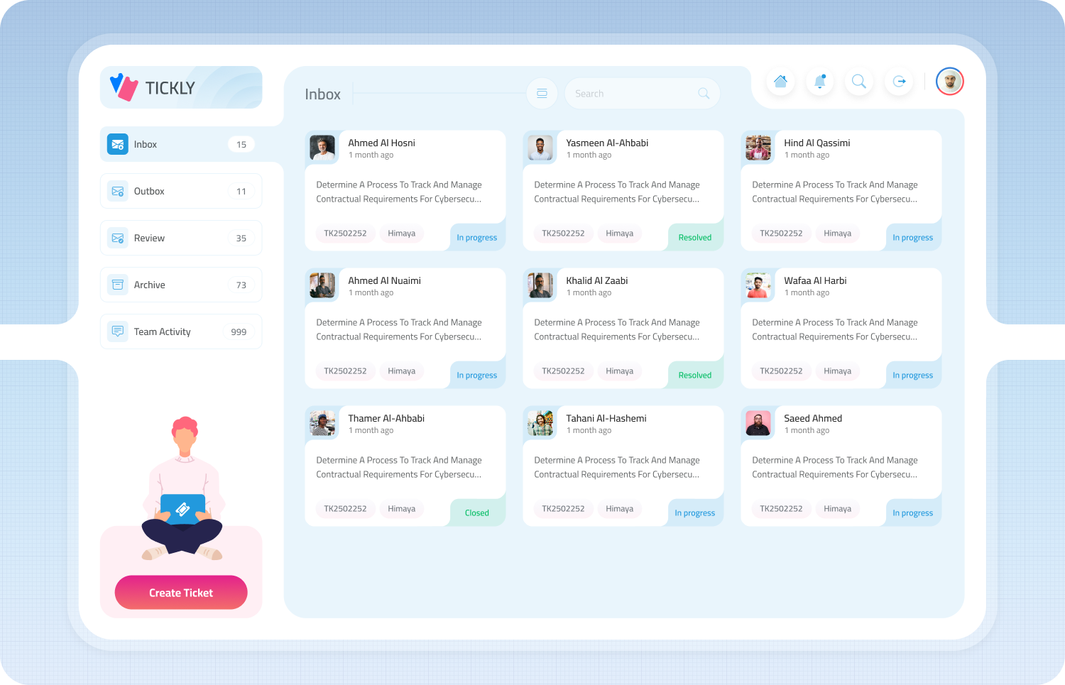 Support Ticket azad dashboard design inbox mohammad mohammad azad saas support support system ticket system ui ui design ux