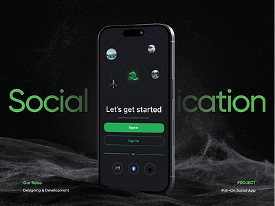 Fishon - Fishing Social Application, Logo And App Design app ui ux strategy clean mobile ui community app ui ux dark mode app design fishing app ui freemium app ux high fidelity app design interaction design mobile mobile app case study mobile first ui design mobile navigation ux onboarding ux design product design case study social app design social media app ui social network app ui ui design for niche apps ui ux for mobile user flow design user retention design