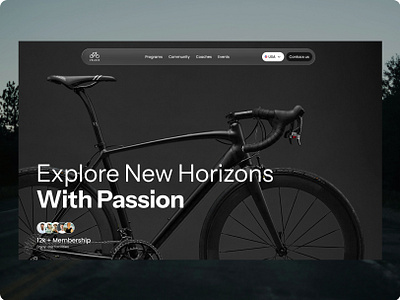 VELOIR - Bicycle bicycle graphic design ui ux web