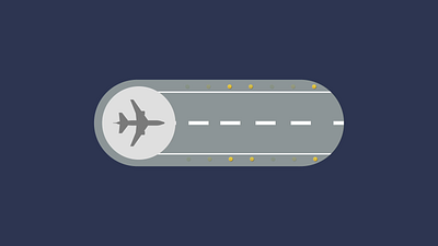 Airmode Animation – Day and Night Versions 2d after effects airmode animation button graphic design mode motion graphics plane