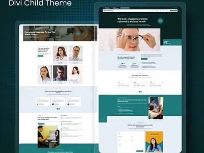 TRoo Optometrist – Sleek Eye Clinic Theme branding divi child theme illustration ui wordpress theme