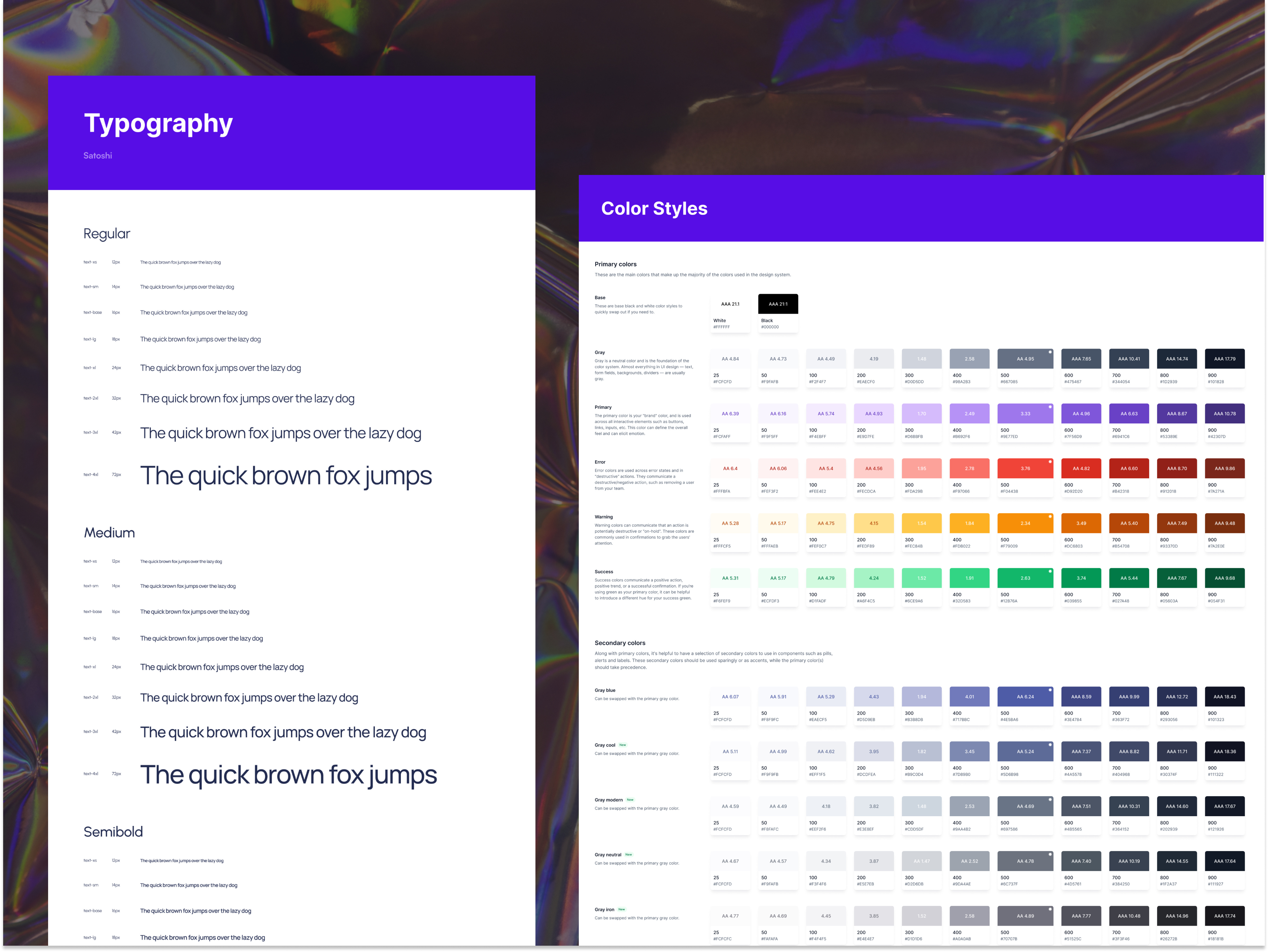 Example of Design System
