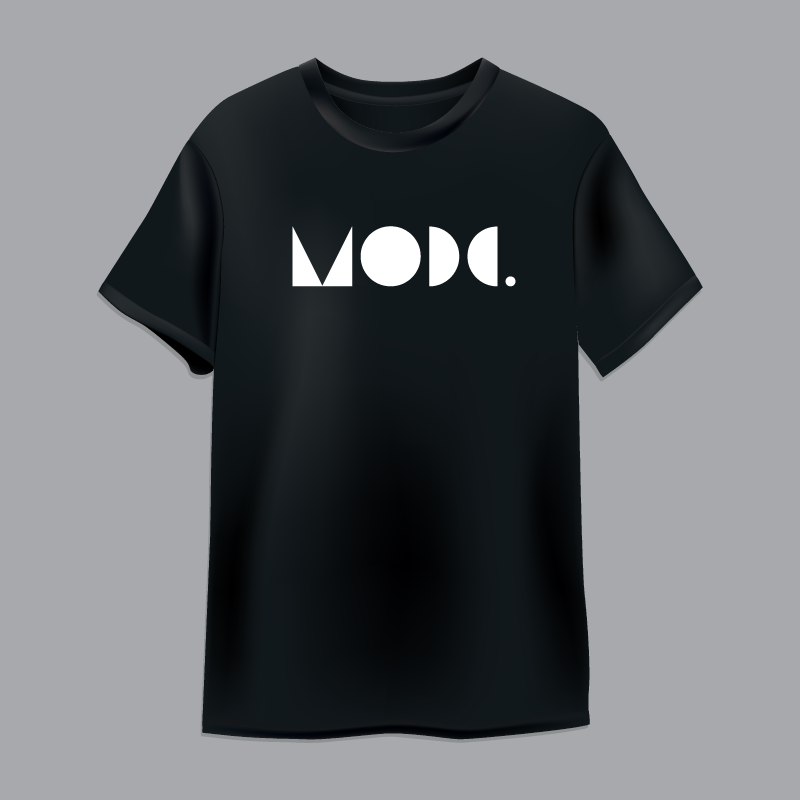 MODE. apparel branding graphic design logo mode swag tshirt