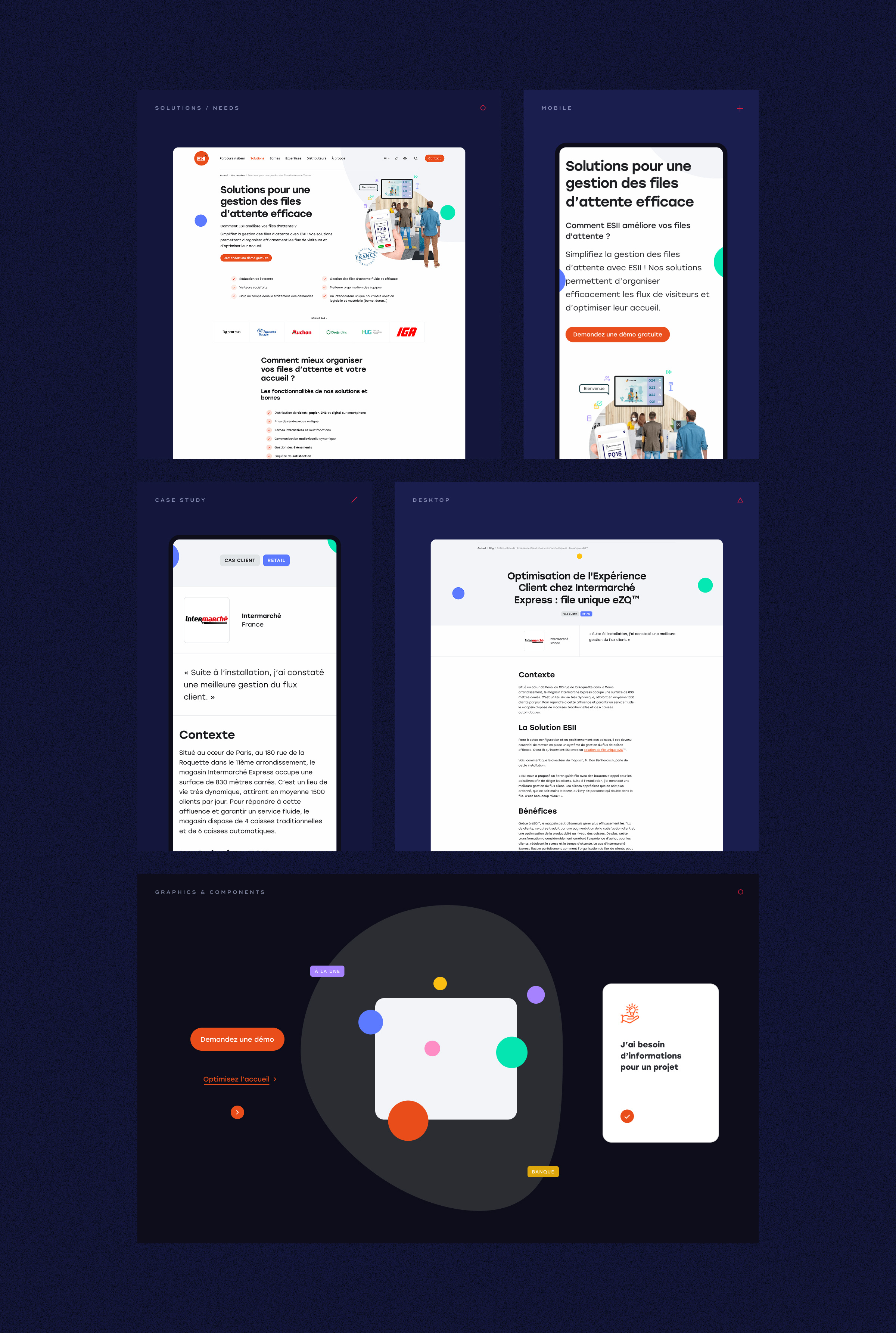 ESII branding & website, the customer journey management company Image 5