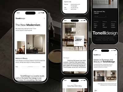 TD - Luxury Interior Design Furniture Website Design - Mobile app awwwards company profile ecommerce elegant furniture interior design luxury minimalist mobile mobile app modern portfolio product design project responsive showcase ui web design website