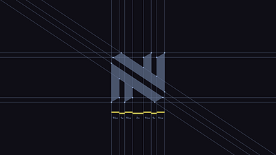Netfork Logo Grid System brand identity designer branding case study development logo ff logo fintech logo grid logo grid system icon identity logo logo designer logo grid logo system mark minimal logo monogram n logo symbol
