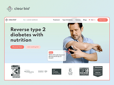 Clear.bio | App Design | Preventive Health Platform branding coaches health platform healthcare nutrition ui ux web site wellness