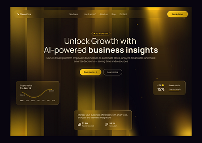 UX/UI for Finance AI Assistant ai finance interface ui web