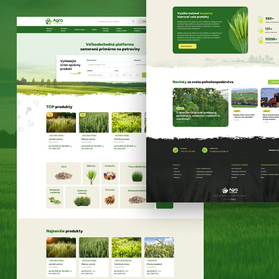 Agramarket animals ecommerce farm food layout market shop ui ux webdesign