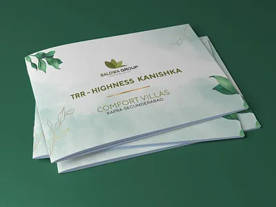 TRR Highness Kanishka Brochure Design baldwa group project brochure luxury villa brochure design modern property brochure design real estate brochure mockup real estate floor plan brochure trr highness kanishka villas villa project branding design