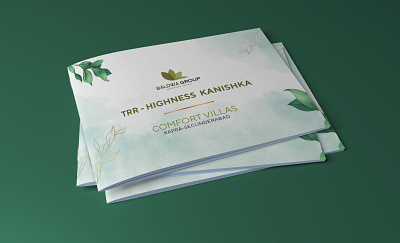 TRR Highness Kanishka Brochure Design baldwa group project brochure luxury villa brochure design modern property brochure design real estate brochure mockup real estate floor plan brochure trr highness kanishka villas villa project branding design