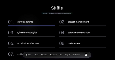 Skills Section UI design :) graphic design idea portfolio portfoliodesign skills skillsection ui uiux website webui