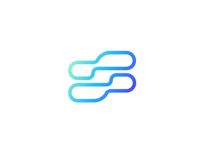 Letter S + Data Flow Concept blue brand identity branding circuit cloud computing concept data data visualization design digital flat gradient graphic design illustration logo logo design minimal monogram startup tech