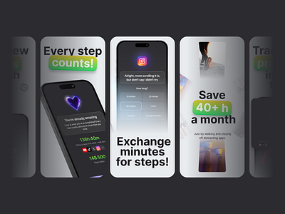 Mobile app Blockrr | Banners for App Store app store appstore banners banners banners for app store feature banners ios mobile app mobile design mobile screens tracking app