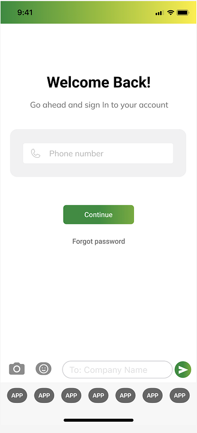 Social Media App design figma mobile app uxui