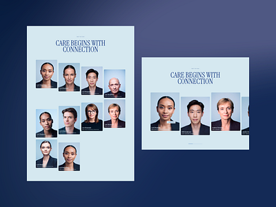 Corporate Website | Team section design branding corporate design finance medical minimalist modern website sleek team ui uiux web development webdesign website