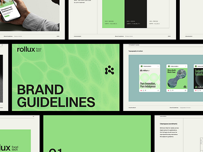 Rollux - Brand guideline brand book brand guideline brand identity design brandguide branding branding design design designlogo graphic design illustration illustrator logo ui