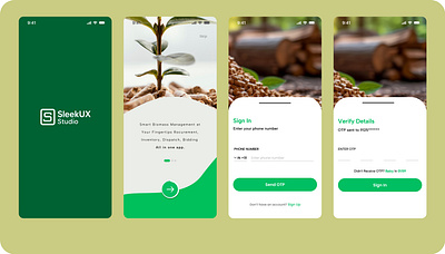 Login With OTP application login login login ui mobile login ui