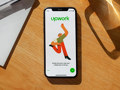 Upwork - Mobile App Onboarding Screen app app design app screen application design freelance freelancing app job finding app mobile screen mobile ui onboarding screen ui ui design upwork user user experience user friendly user interface ux uxui