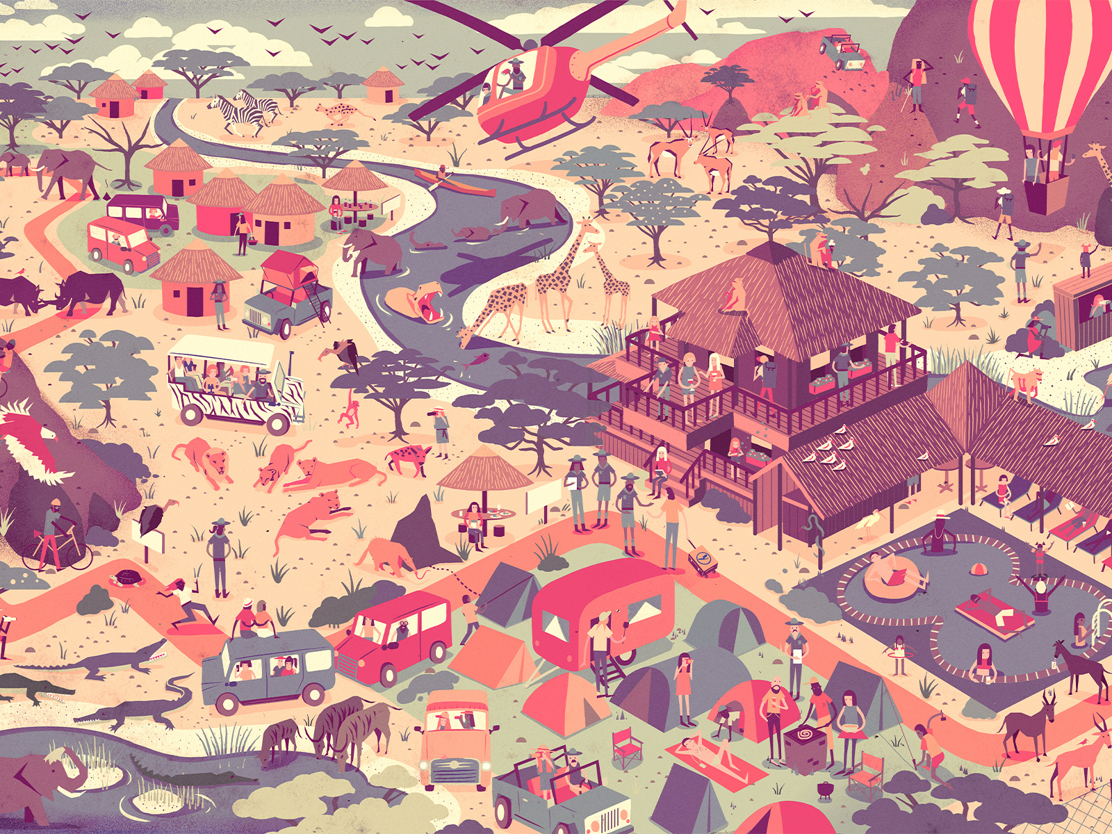 Maps, maps, maps adobe animals australia cartography digitaldrawing geography helicopter illustration japan lion mapillustration maps muti photoshop safari texture vector