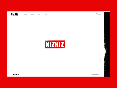 Разработка сайта музыкальной группы: Nizkiz development figma laravel music musical group photoshop ui uidesign ux uxdesign web web design webdevelopment веб дизайн музыка музыкальная группа разарботка фигма