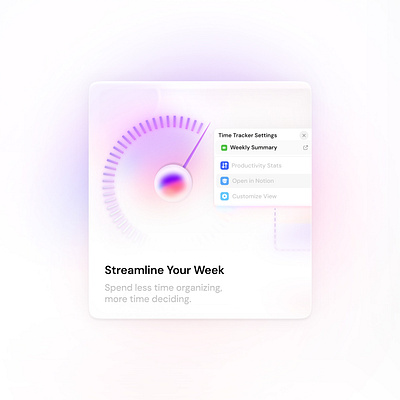 Bento Card — Weekly Time Tracker Concept bento bento design bento section card card design cardui design figma figma design illustration saas saas design ui uidesign uiux ux uxui uxuidesign
