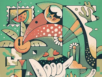 Take It Easy branding design illustration lettering merch design skitchism t shirt typography ui vintage