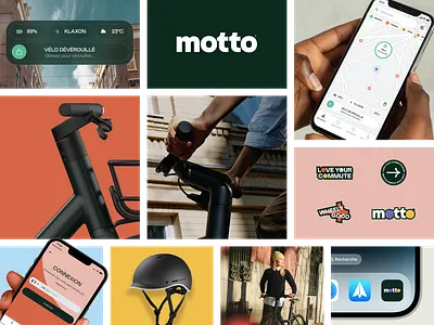 Motto Bento Case Study app bento branding case study e bike illustration mobile app ui