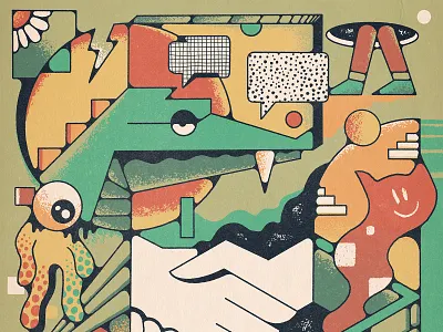 Are We Have A Deal ? branding design illustration lettering merch design skitchism t shirt typography ui vintage