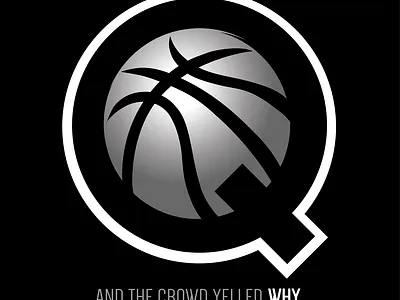 Personal b-ball nickname "the Q" basketball chipdavid dogwings hoops logo nickname vector