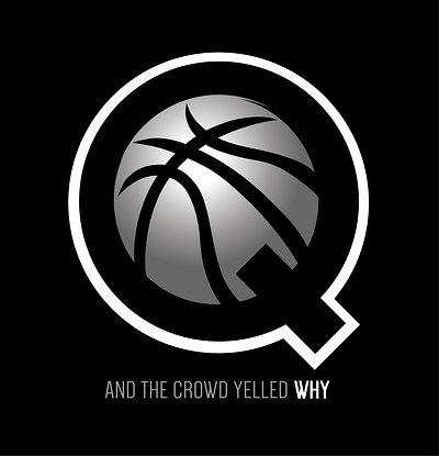 Personal b-ball nickname "the Q" basketball chipdavid dogwings hoops logo nickname vector