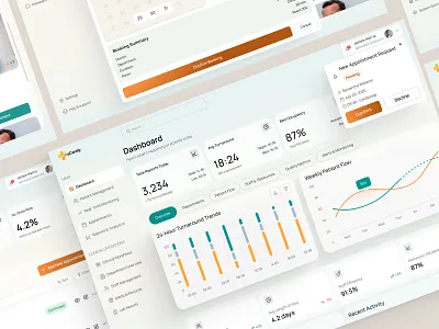 eCarely- Healthcare SaaS Platform aiassitant automation cleanui dashboard healthtech platformui prodycdesign saas ui uxstrategy