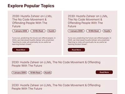Blog Page v2 blog ui ux website
