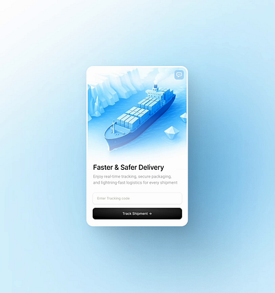 Where’s My Package? – UI Concept card delivery tracking design ui