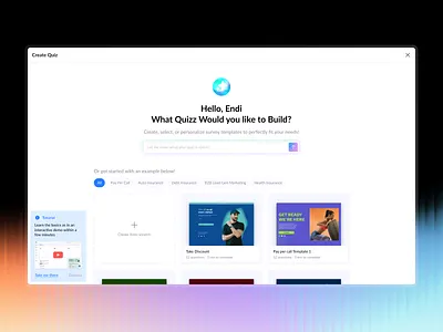 First Step of the Process: Creating a Multi-Step Form with AI ai aiforms formbuilder interactiveforms landerlab leadgeneration modal multistepform nocode productdesign quizbuilder uiux uxdesign webappdesign