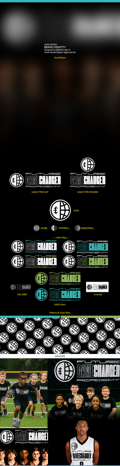 Future Game Changer Academy | Brand Identity Proposal branding design djillwill graphic design illustration logo typography