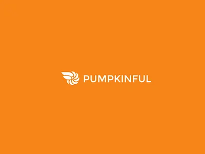 pumpkinful branding delivery design fruit icon logo modern vector