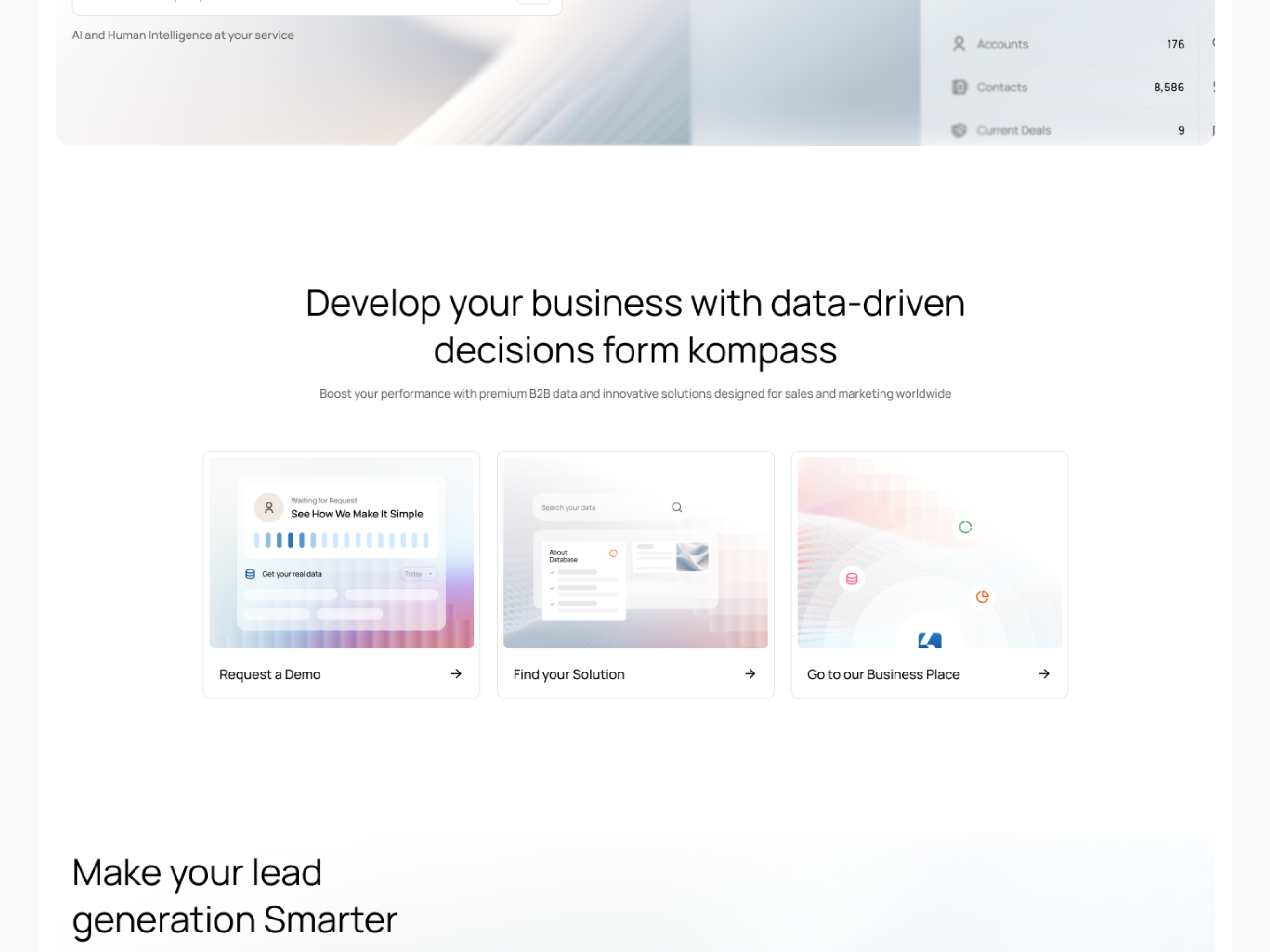 Example of Saas Website Design