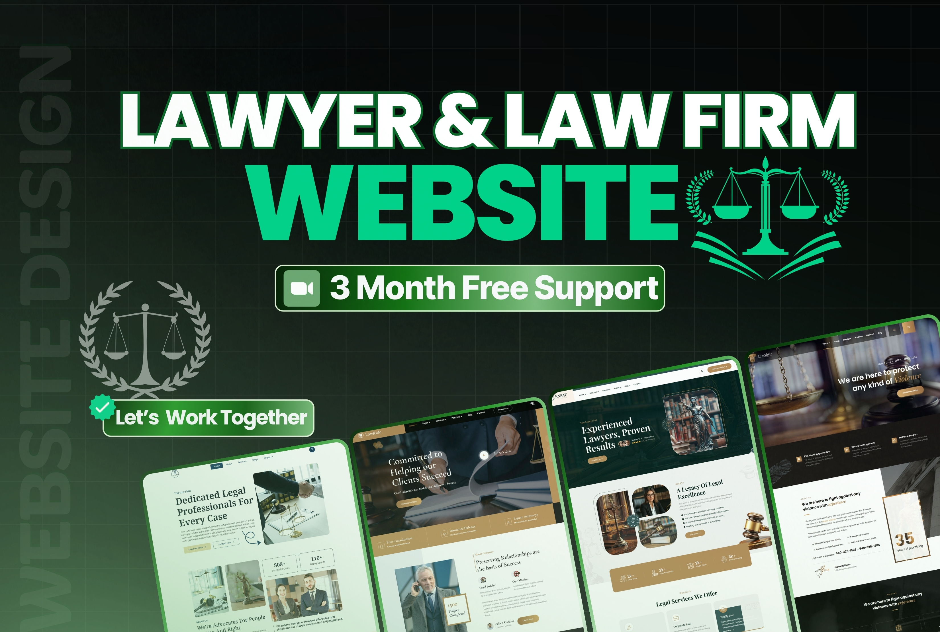 Example of Elite Lawyers, Law Firms Website Design