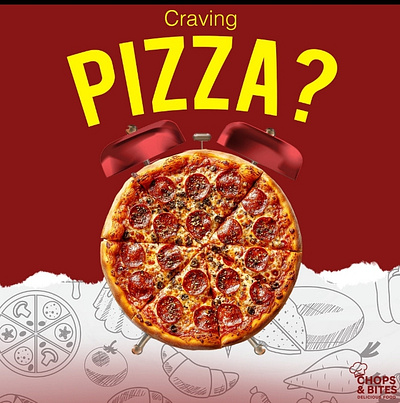 Chops and bites social media designs