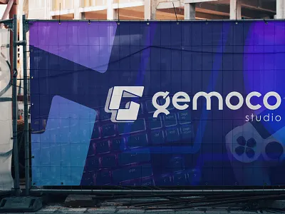 "Gemoco" A Game Studio Logo artnazu best logo designer branding creativestudio customlogo design designbyartnazu designreveal flat gamelogo gamestudio logo logobyartnazu modern vector visualbranding