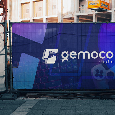 "Gemoco" A Game Studio Logo artnazu best logo designer branding creativestudio customlogo design designbyartnazu designreveal flat gamelogo gamestudio logo logobyartnazu modern vector visualbranding
