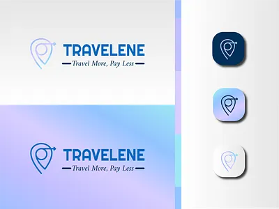 TRAVELENE - Logomark branding design graphic design illustration logo logo design vector